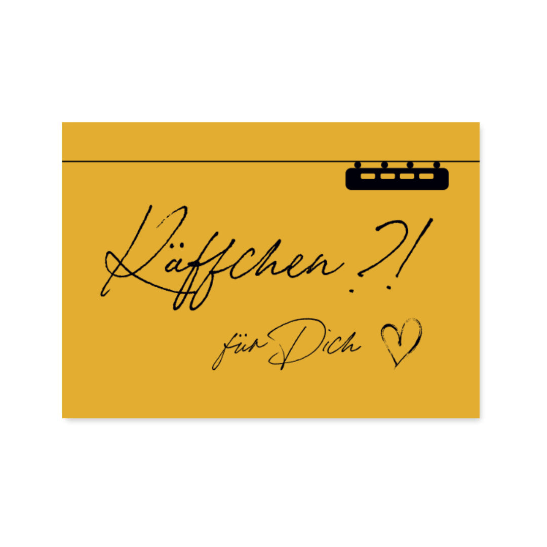 Postkarte "Käffchen"